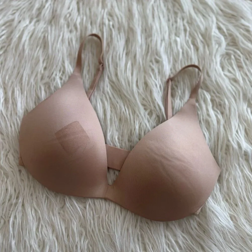 Skims Wireless Super Push up Bra Clay Size 32D - Picture 2 of 8
